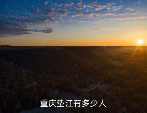 重慶墊江有多少人
