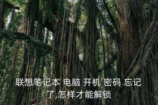 聯想筆記本 電腦 開機 密碼 忘記了,怎樣才能解鎖