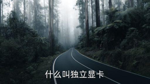 什么是獨(dú)立顯卡，獨(dú)立顯卡是什么東西