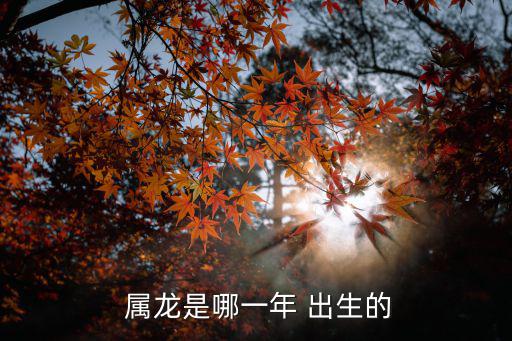 屬龍的出生年份,屬龍的人一生對愛情執著踏實，與土相呼應