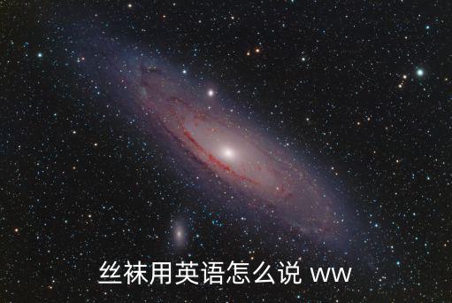 絲襪用英語怎么說 ww