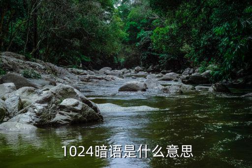  1024暗語是什么意思