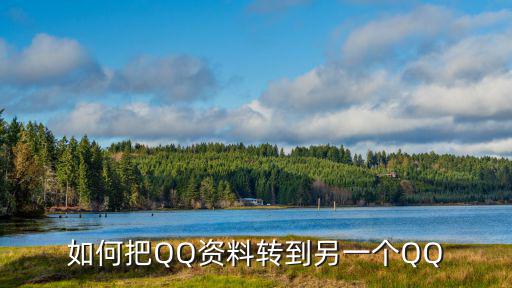如何把QQ資料轉到另一個QQ