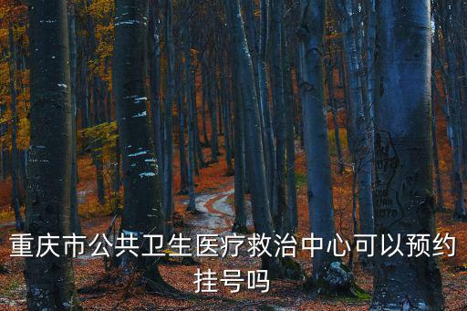 重慶市公共衛(wèi)生醫(yī)療救治中心可以預(yù)約掛號(hào)嗎