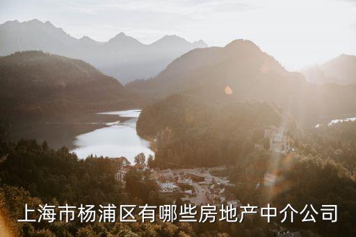 上海市楊浦區有哪些房地產中介公司