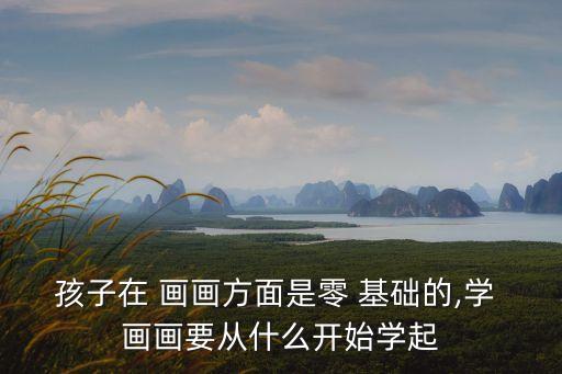 孩子在 畫畫方面是零 基礎(chǔ)的,學(xué) 畫畫要從什么開始學(xué)起