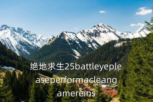 25game,pubg絕地求生數(shù)據(jù)錯(cuò)誤中文翻譯成英文
