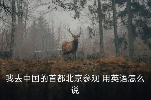 我去中國的首都北京參觀 用英語怎么說