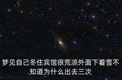 夢見自己冬住賓館很荒涼外面下著雪不知道為什么出去三次