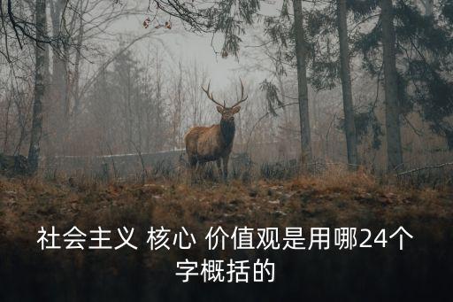 24核心價值觀,24個核心價值觀包括強國民主、文明和諧