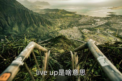 live up是啥意思