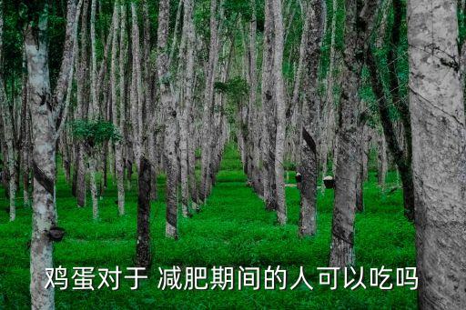 雞蛋對于 減肥期間的人可以吃嗎