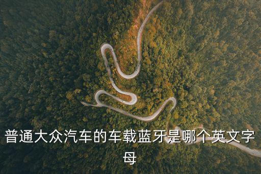 普通大眾汽車的車載藍牙是哪個英文字母