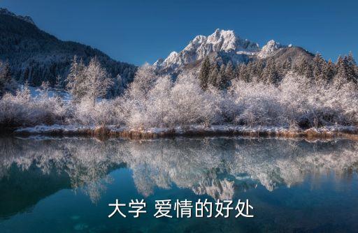 大學 愛情的好處