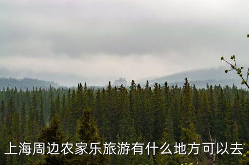 上海鄉(xiāng)村旅游景點(diǎn)，上海農(nóng)家樂去哪里