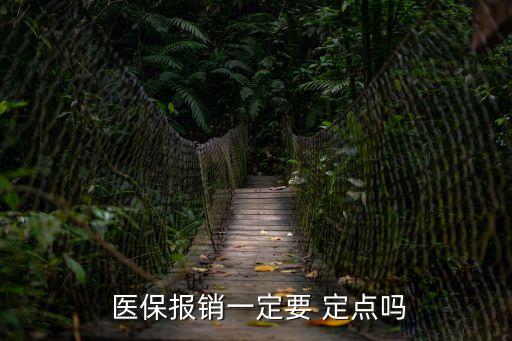  醫(yī)保報銷一定要 定點嗎