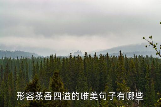 形容茶香四溢的唯美句子有哪些