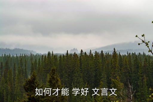 如何學好文言文,學習文言文最簡單快捷方法是多讀多背