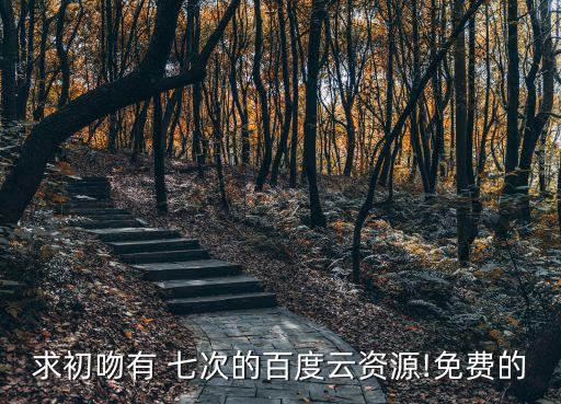 求初吻有 七次的百度云資源!免費(fèi)的