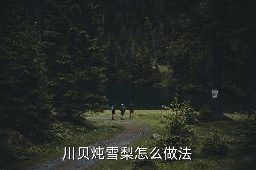 川貝燉雪梨怎么做法