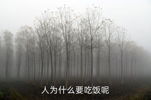 人為什么要吃飯呢