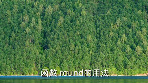  函數(shù) round的用法