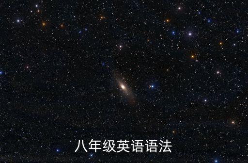 八年級英語語法