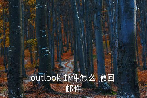 outlook郵件撤回,郵件會顯示outlook嘗試取消