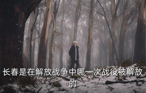 長春解放，長春是在解放戰(zhàn)爭中哪一次戰(zhàn)役被解放的