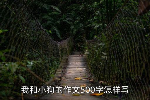 我和小狗的作文500字怎樣寫(xiě)