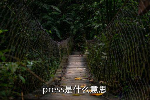 press是什么意思