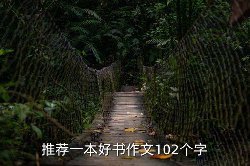 推薦一本好書作文102個字