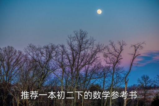 八年級下冊數學書，推薦一本初二下的數學參考書