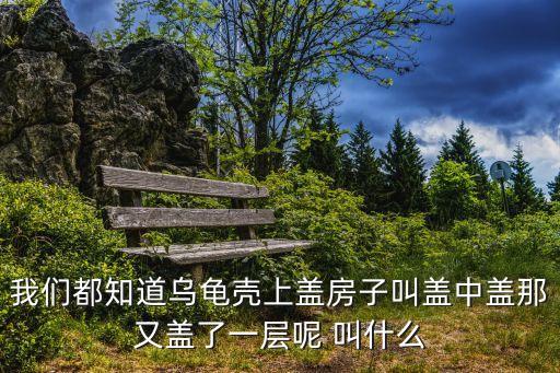 蓋中蓋，我們都知道烏龜殼上蓋房子叫蓋中蓋那又蓋了一層呢 叫什么