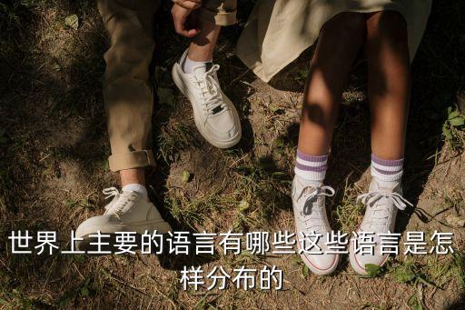 世界上主要的語言有哪些這些語言是怎樣分布的
