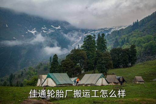 天津市第二輪胎廠，佳通輪胎廠搬運工怎么樣