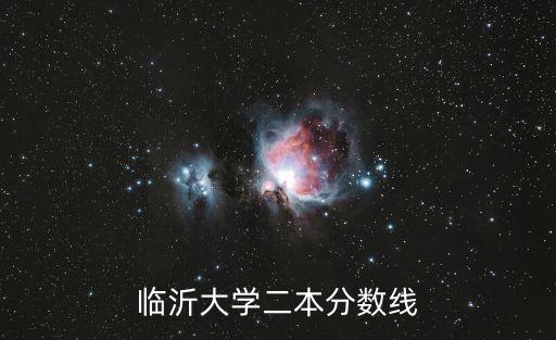 臨沂大學二本分數線