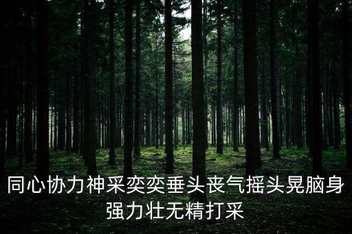 同心協力神采奕奕垂頭喪氣搖頭晃腦身強力壯無精打采