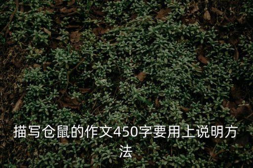 關于倉鼠的作文，求一篇寫倉鼠的文章300字就可以了不要抄襲的要原創的寫