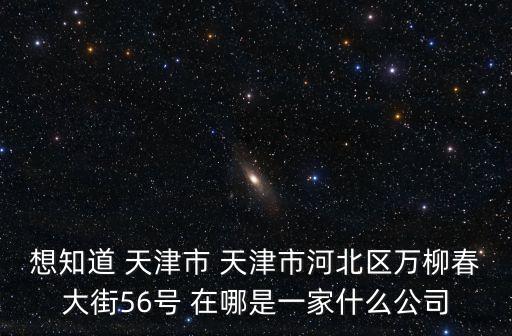 天津市山奇機電，想知道 天津市 天津市河北區萬柳春大街56號 在哪是一家什么公司