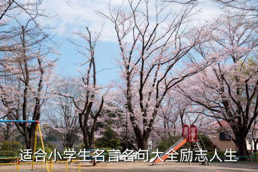 小學生名人名言，適合小學生名言名句大全勵志人生