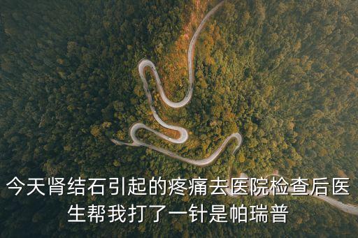 今天腎結(jié)石引起的疼痛去醫(yī)院檢查后醫(yī)生幫我打了一針是帕瑞普