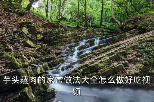 芋頭粉蒸肉，芋頭蒸肉的家常做法大全怎么做好吃視頻