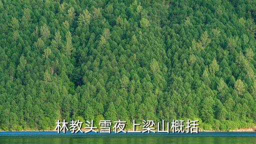 林教頭雪夜上梁山概括
