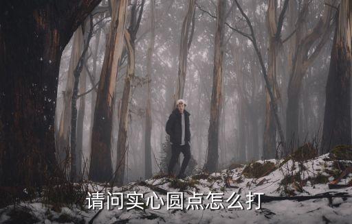 請(qǐng)問(wèn)實(shí)心圓點(diǎn)怎么打