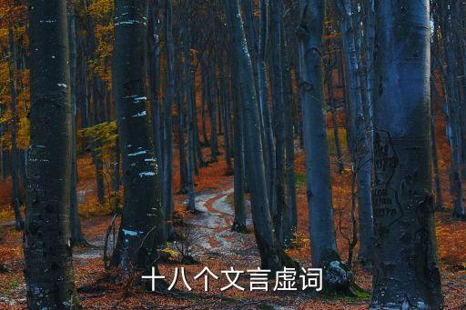 十八個文言虛詞