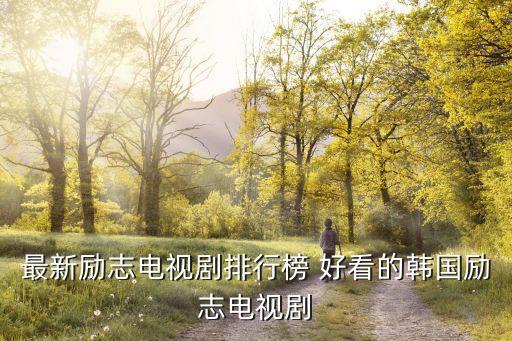 最新勵志電視劇排行榜 好看的韓國勵志電視劇