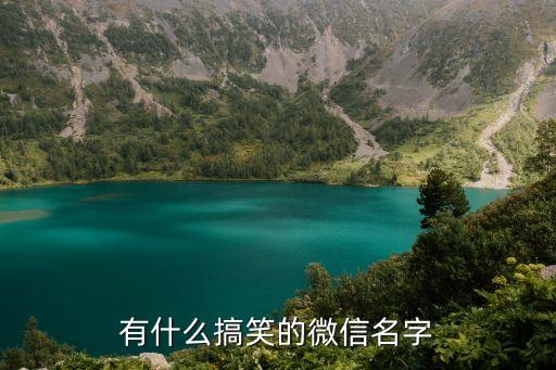 有什么搞笑的微信名字