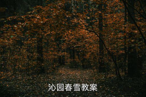 沁園春雪教案