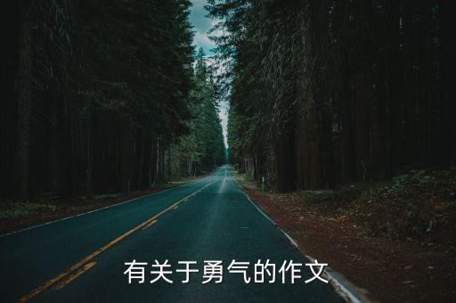 勇氣的作文，以勇氣為主題的作文600字